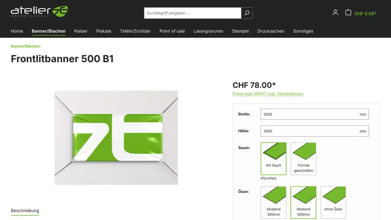 Onlineshop Webshop E-Commerce Shopware